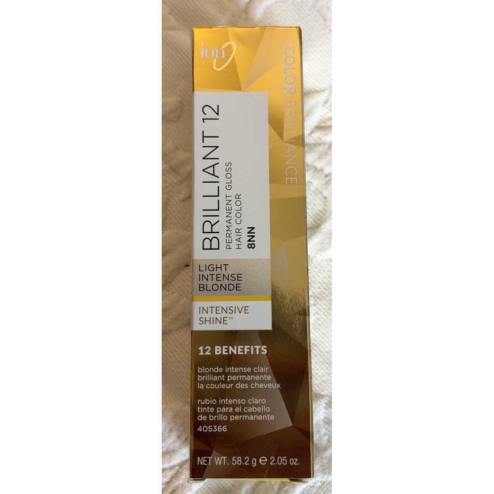 Ion Color Brilliance Brilliant 12 8NN Light Intense Blonde Permanent Hair Color